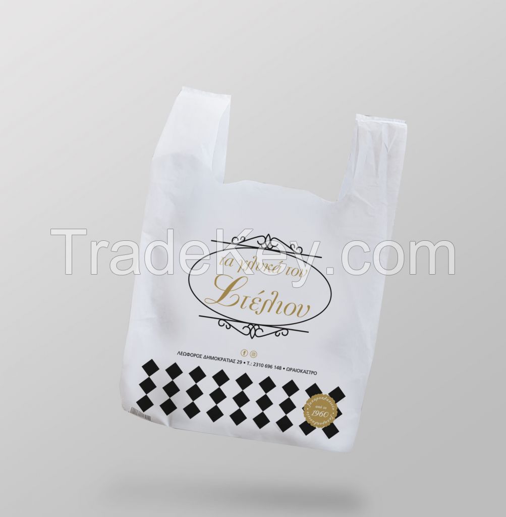 custom printed shopping plastic bag