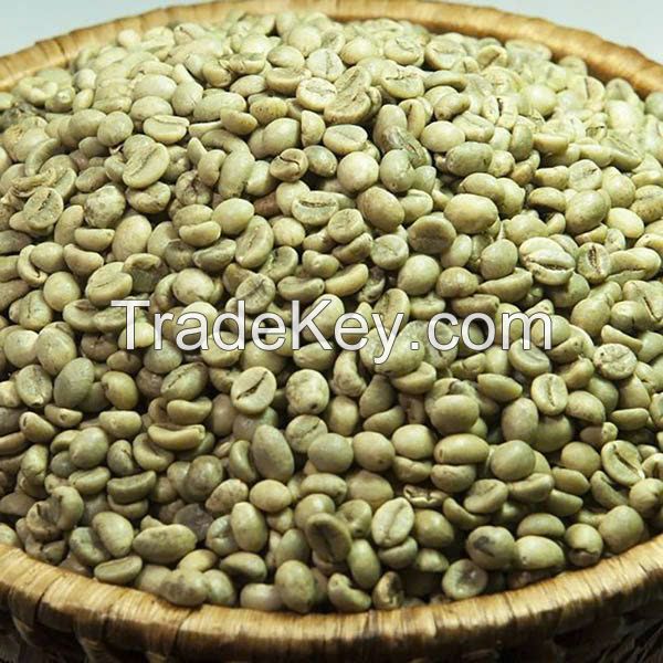 Robusta green coffee beans