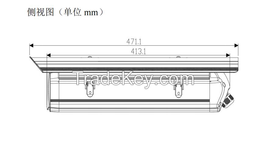 Diecasting cctv camera housing