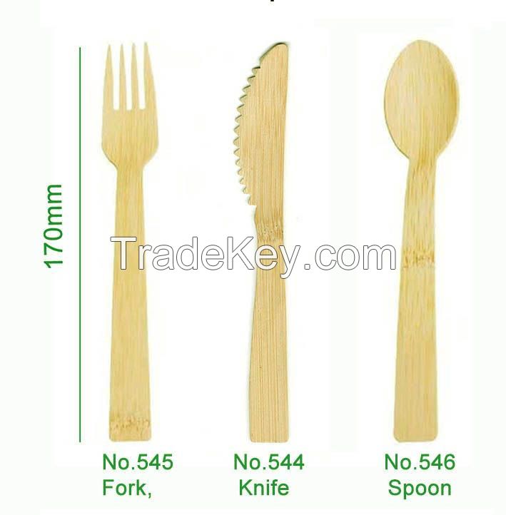 Disposable Bamboo Cutlery