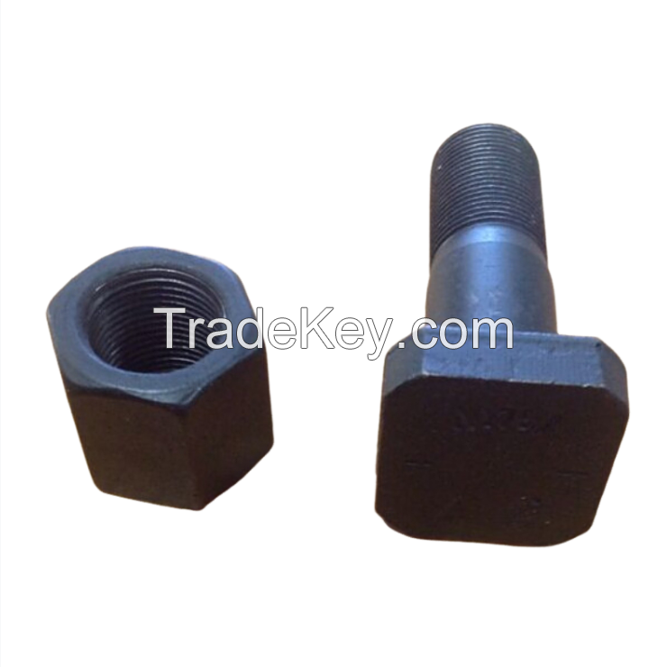 High Quality square head segment bolt and nut with original part number 155-27-12181+01803-02228 made in Quanzhou factory