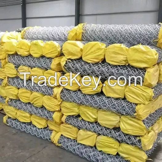 Chain Link Mesh With Galvanised Coating/Chain Link Fence/Hot Dipped Galvanized Chain Link Fencing