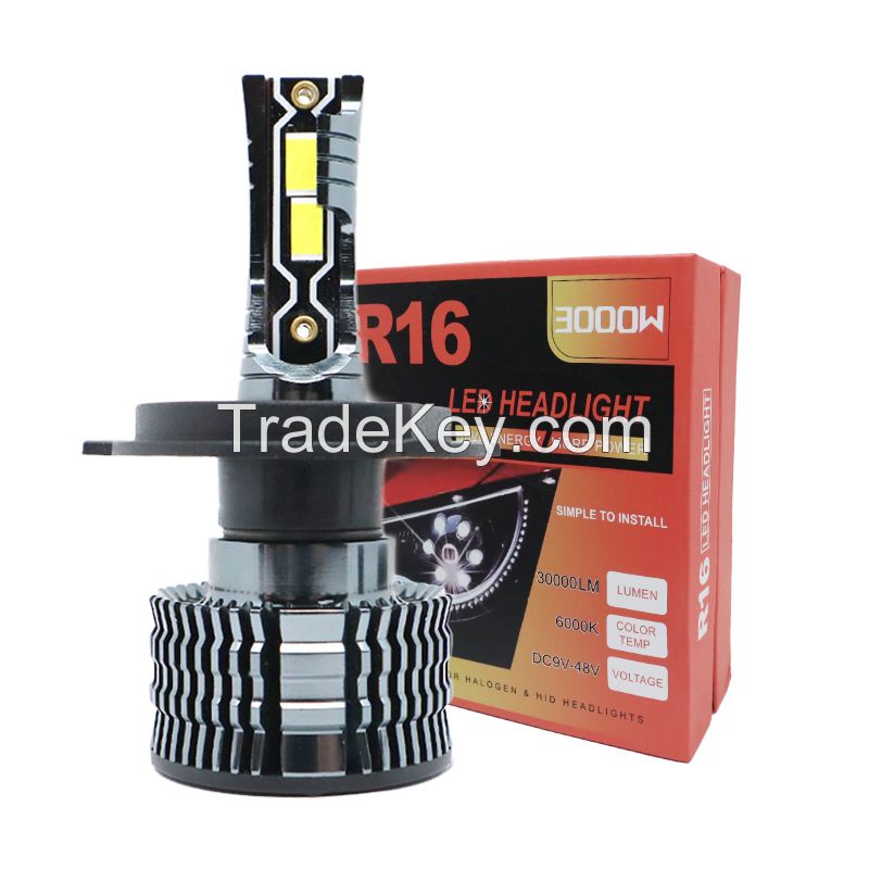 Car auto light C6 LED Headlight H1 H3 H7 H4 H11 9005 9006 LED Headlight 36W 72W led headlight bulbs C6