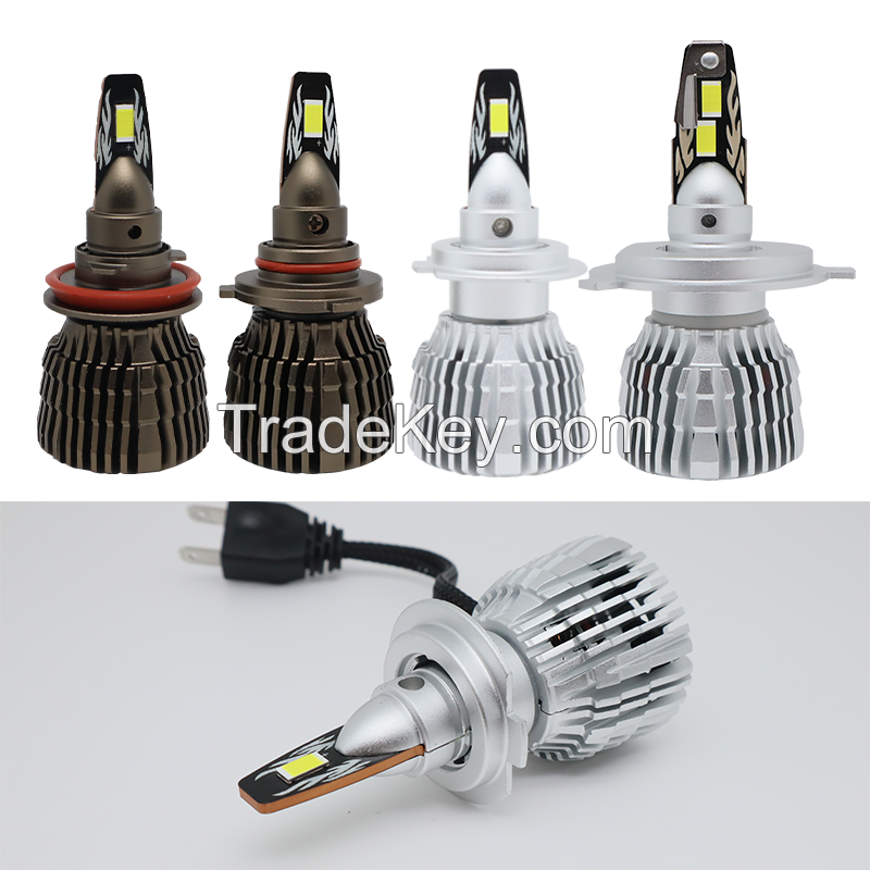 Directly plug and play car led head light h7 led canbus 40watts 4000lm Lineas De Luces Led Para Autos Led high quality lamps