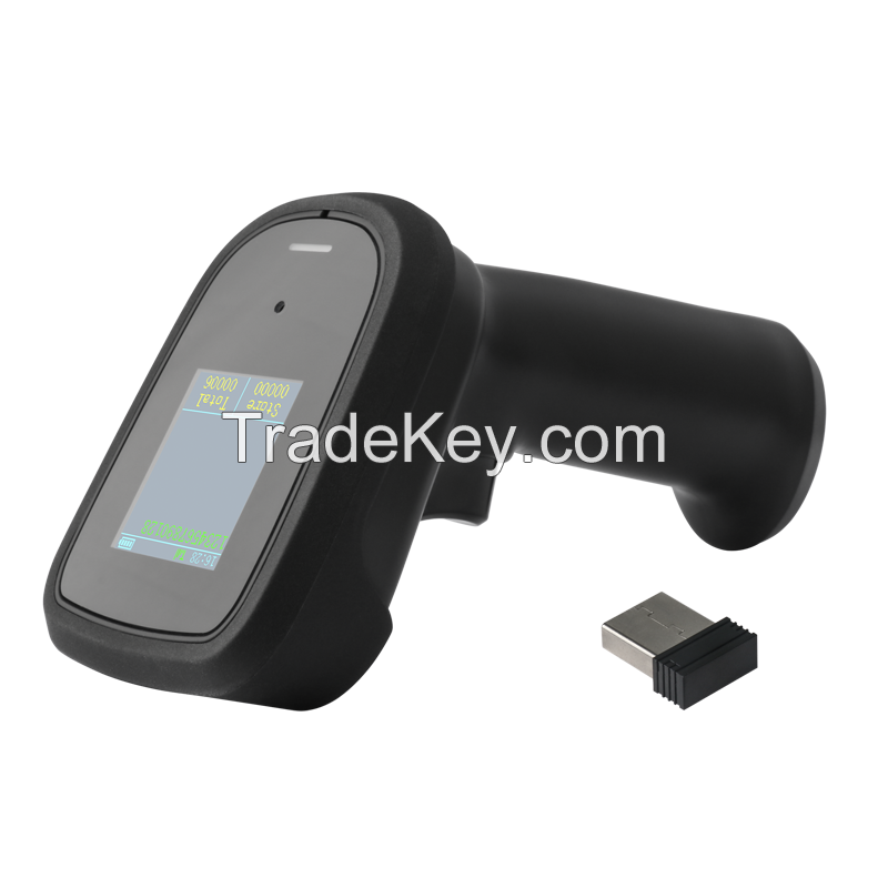 PDF417 Handheld Wired 1D 2D Qr Bar Code Reader Wireless Laser Barcode Scanner For Receipt Cash Register Inventory Bank Cheque