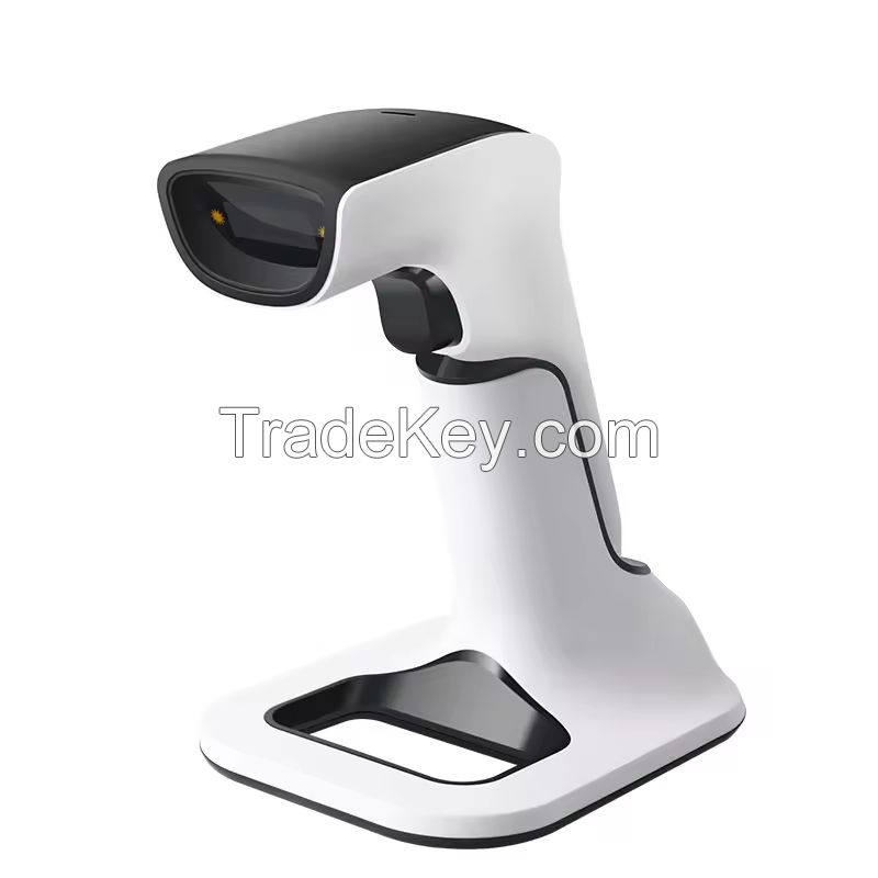 2d wireless 2.4G barcode scanners Handheld bar code reader Bluetooth 