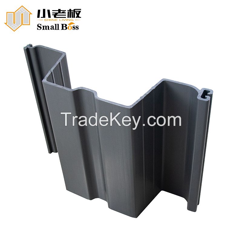 PVC Plastic Sheet Pile for river bank/seawall protection 