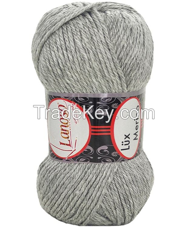 LUX MERINO HAND KNITTING YARN 5WOOL