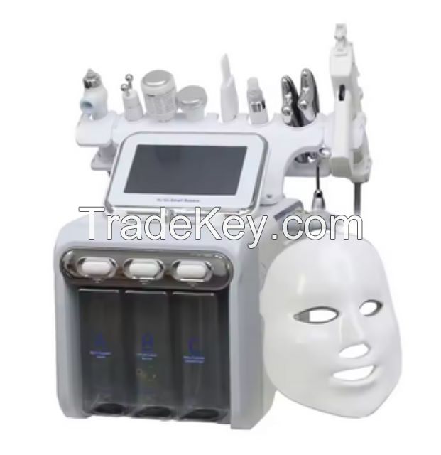 10 in 1 Aqua Hydra Peeling Dermabrasion H2o2 Small Bubble Facial Care Hydro Facial Cleaning Machine