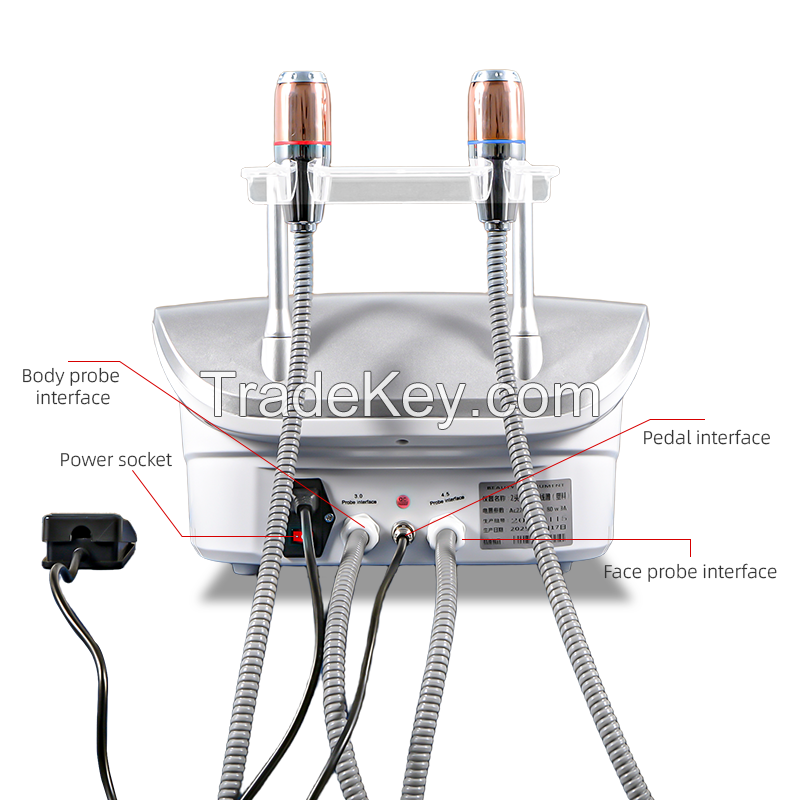  2 in 1 V-Max Radar Line Eyes Lifting Face Lifting RF Wrinkle Removal Anti-againg Beauty Equipment for Spa