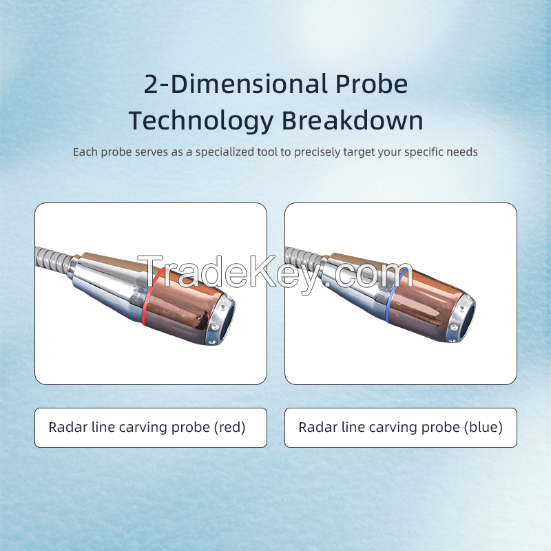  2 in 1 V-Max Radar Line Eyes Lifting Face Lifting RF Wrinkle Removal Anti-againg Beauty Equipment for Spa