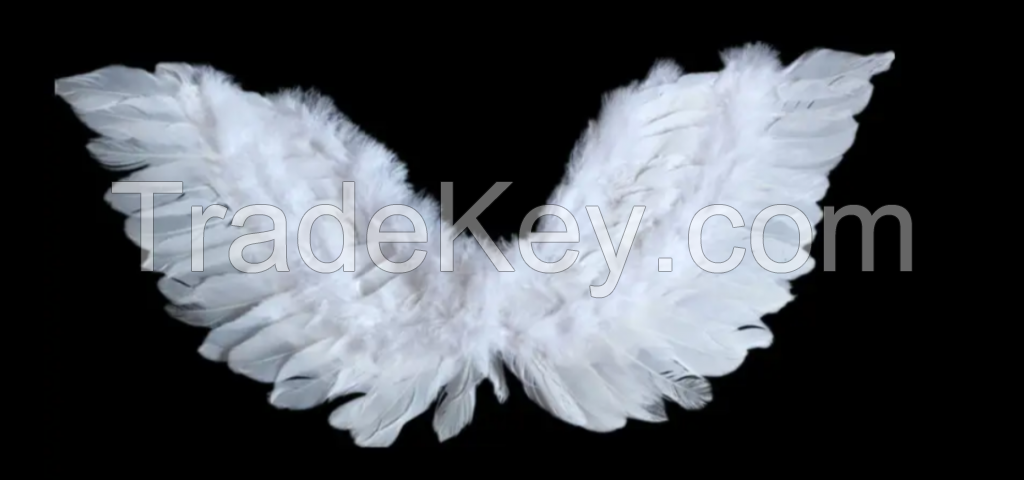 White Goose Feather Small Angel Wings Wholesale For Party Decoration