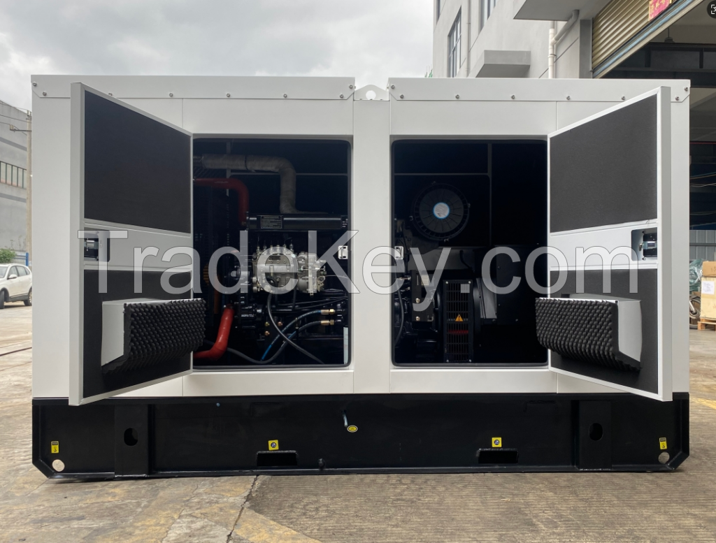 103kVA silent diesel generator for hospital backup power 65dBa noise level diesel generator set for industrial use