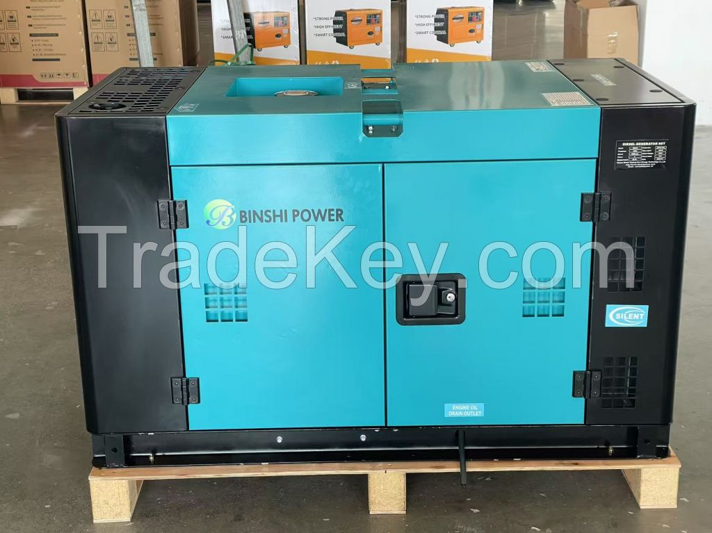 15kw home backup generators electric start diesel power generators 