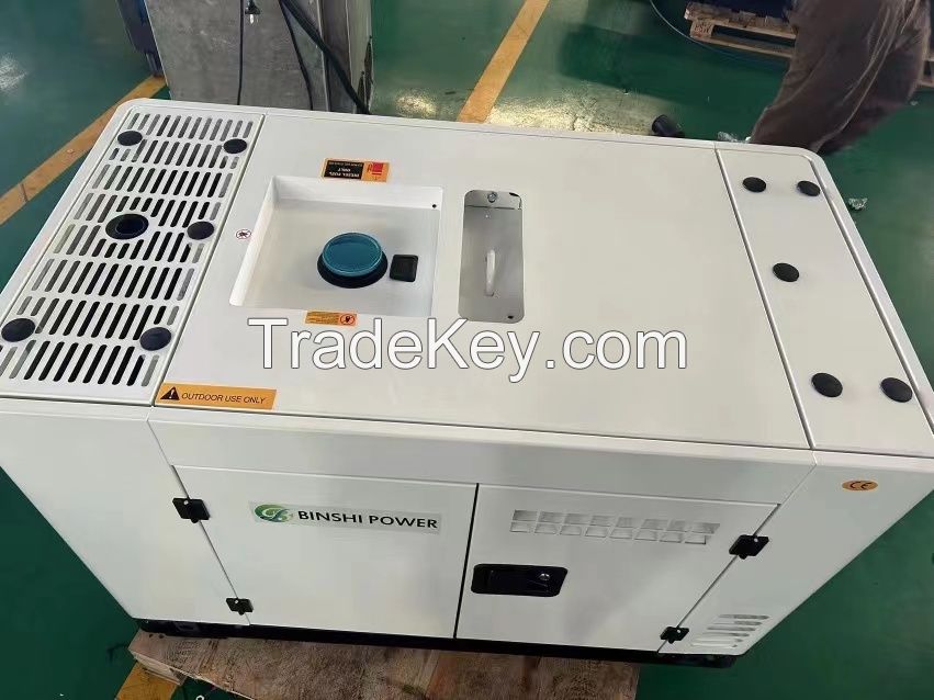 small size portable water cooled diesel generator 10kw 