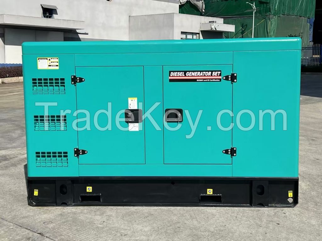 30/33kw Portable diesel genset with wheels for home industrial use high voltage diesel generators 