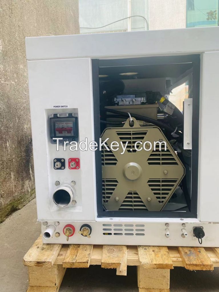 15kw marine power genset diesel generators for boat yacht voyage sea water cooled 110-480V single phase three phase electric generators