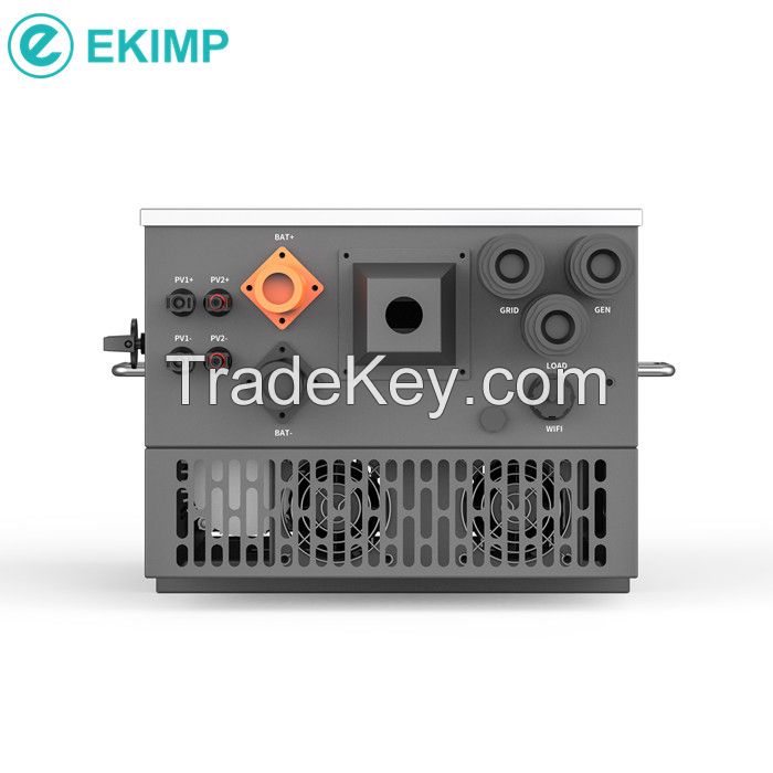 Ekimpower IP65 weather proof 6KW Hybrid inverter solar system