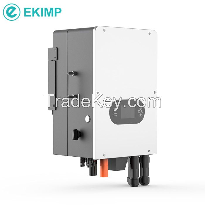 Ekimpower IP65 weather proof 6KW Hybrid inverter solar system