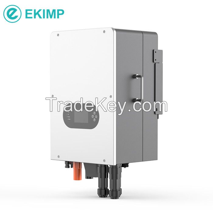 Ekimpower IP65 weather proof 6KW Hybrid inverter solar system