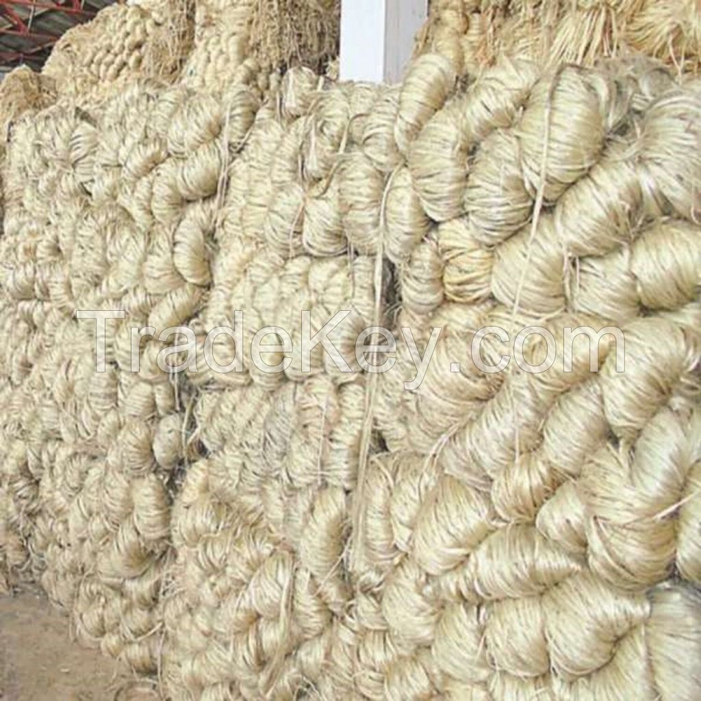 Natural Raw Sisal Fiber, Sisal Fiber Rope For Sale