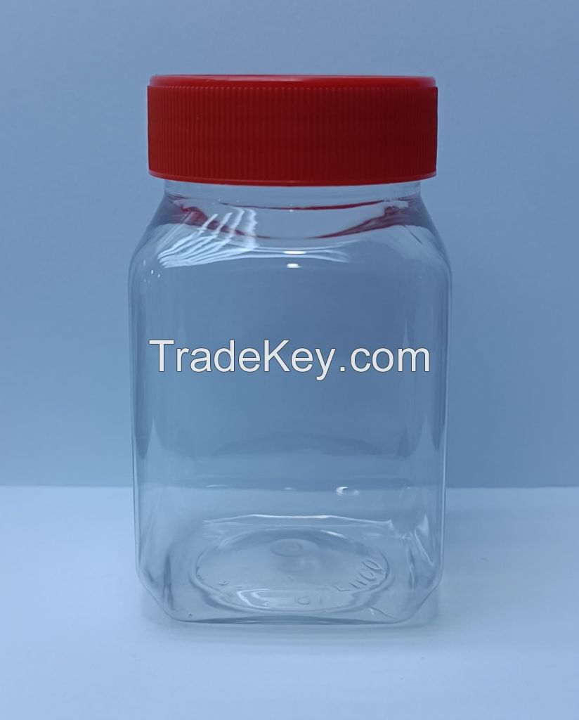 High Quality Crystal Clear PET Jars