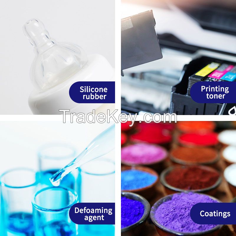 HIFULL Industrial Grade SiO2 Nano Silica Smoke White Carbon Black HB-630 Hydrophobic Fumed Silica Powder Reinforcing Agent
