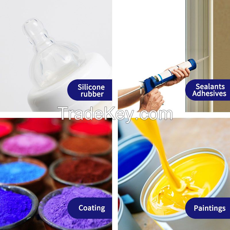 HIFULL Industrial Grade HMDS Treated Hydrophobic Fumed Silica HB-612 Nano Silicon Dioxide Powder White Carbon Coating Rubber