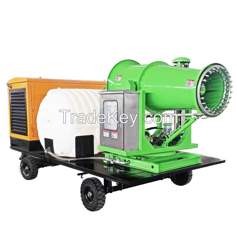 Mobile Agricultural Fog Water Cannon Power Sprayer for Sale and Dust Suppression in Coalfields