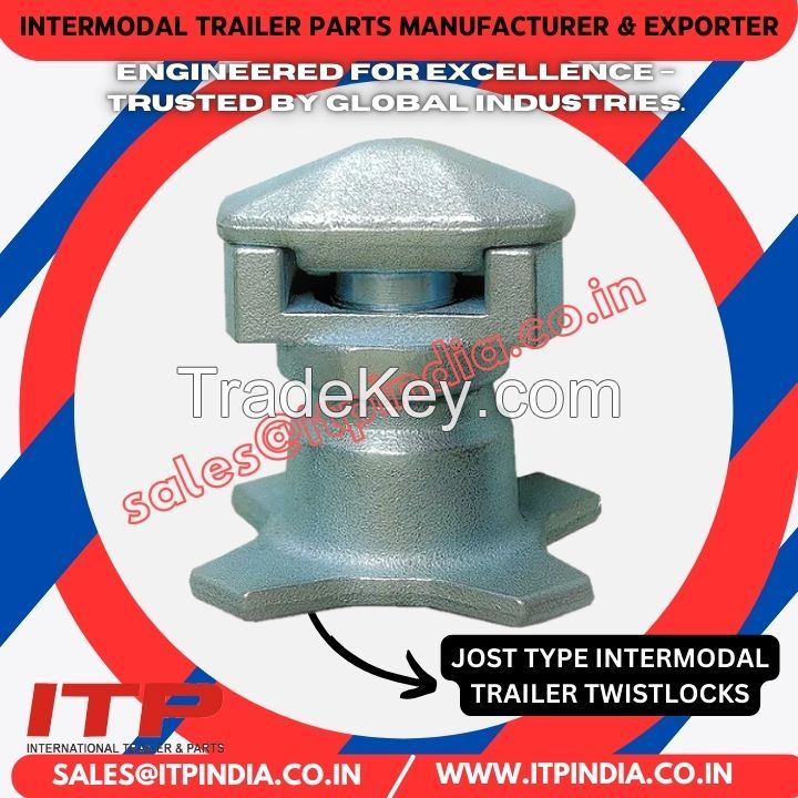 Trailer container chassis twist locks 