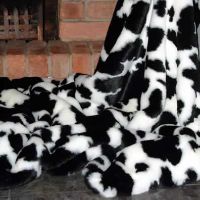 Cow Faux Fur Throw