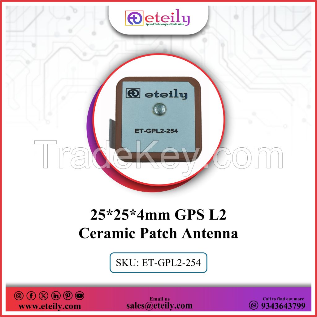 GPS L1 &amp;amp; GALILEO E2 CERAMIC PATCH ANTENNA