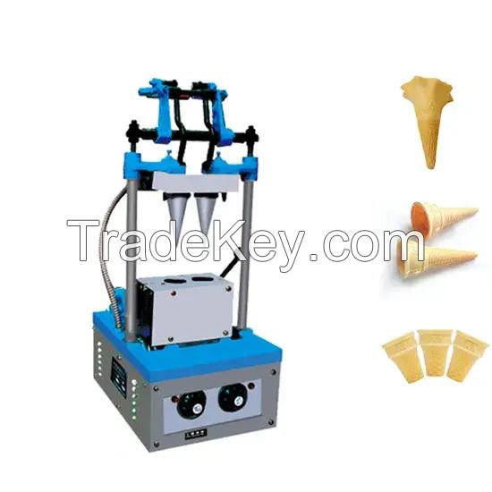 Automatic Waffle Ice Cream Cone Making Machine Waffle Cup Crispy Cone Maker