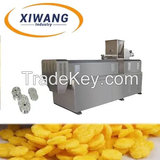 Breakfast cereal processing line corn flakes making machine
