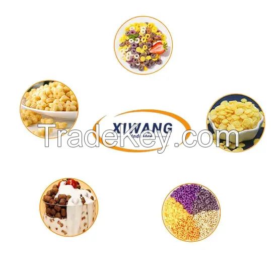 Breakfast cereal processing line corn flakes making machine