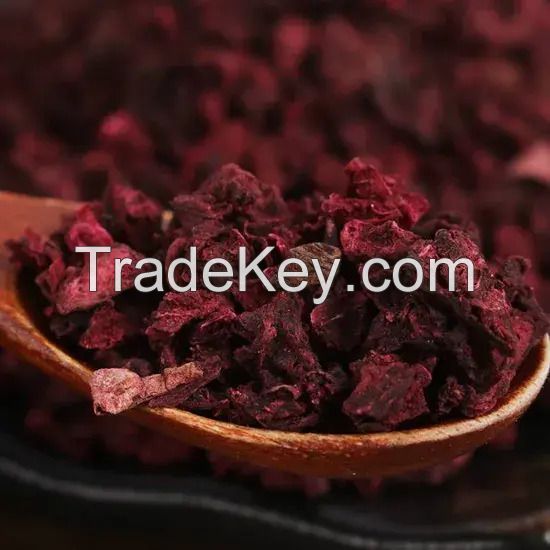 Factory Supply New Crop Natural Instant Vegetables Dehydrated Red Beet Root Flakes Granules