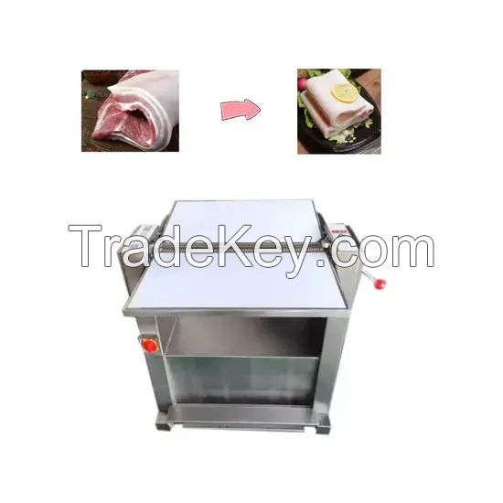 Meat Cutting Equipment High Efficiency Pork Skinning Machine for Easy Peeling