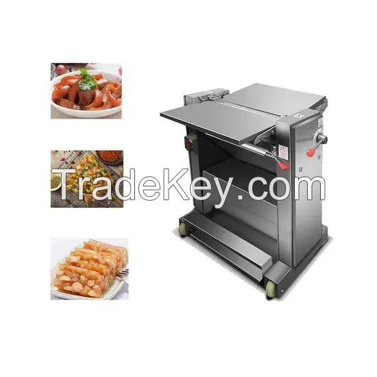 Meat Cutting Equipment High Efficiency Pork Skinning Machine for Easy Peeling