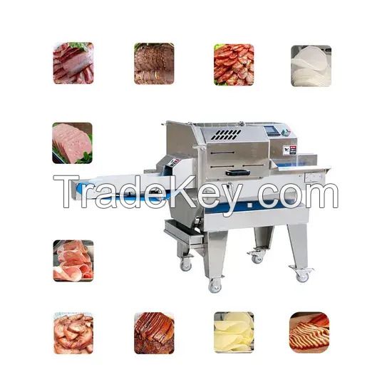 Automatic Frozen Meat Slicer Mutton Beef Cutter Machine Bacon Meat Cutting Machine