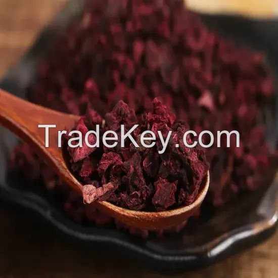 Factory Supply New Crop Natural Instant Vegetables Dehydrated Red Beet Root Flakes Granules