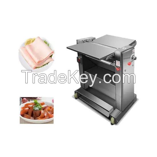 Meat Cutting Equipment High Efficiency Pork Skinning Machine for Easy Peeling