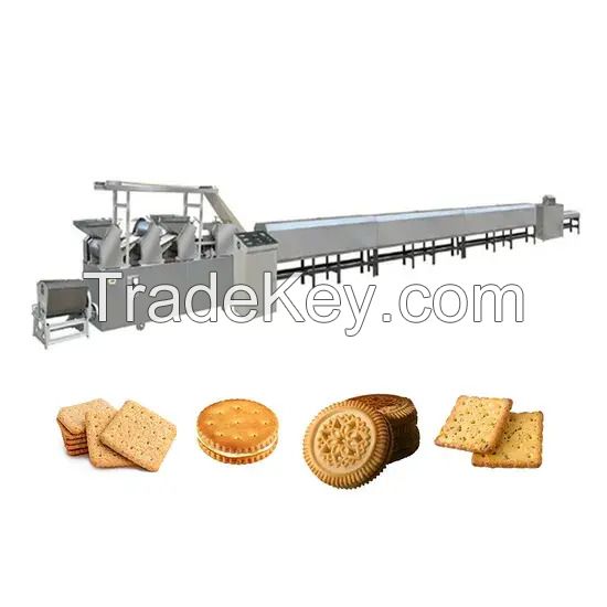 Automatic Biscuit Making Machine Biscuit Production Line Mini Cookie Maker Snack Machines