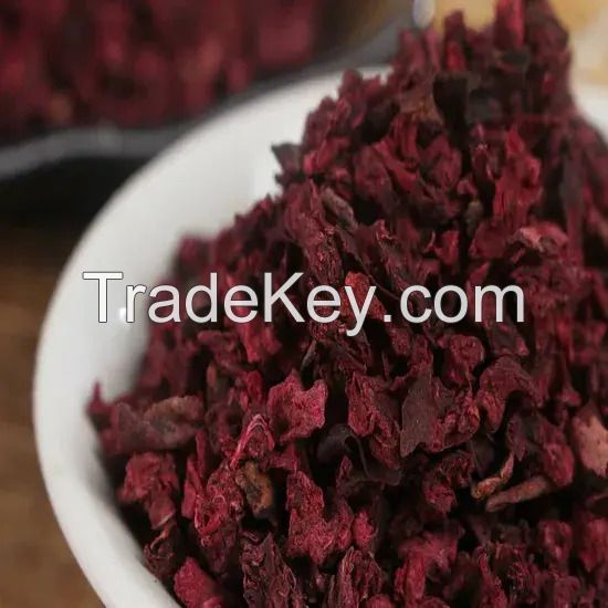 Factory Supply New Crop Natural Instant Vegetables Dehydrated Red Beet Root Flakes Granules