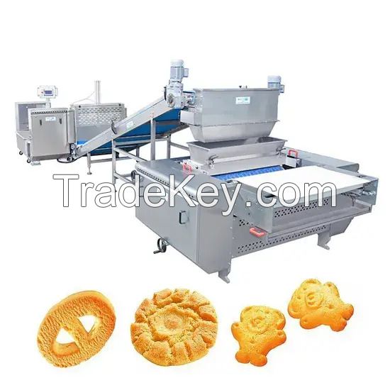 Automatic Biscuit Making Machine Biscuit Production Line Mini Cookie Maker Snack Machines