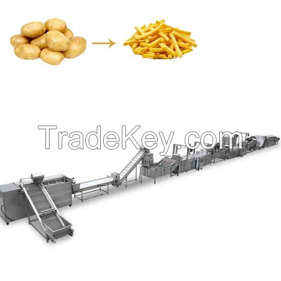 Automatic Potato Chips French Fries Production Line