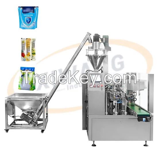 Automatic Instant Drink Powder Washing Detergent Coffee Milk Chili Spice Chilli Seasoning Bag Flour Powder Filling Packing Machine