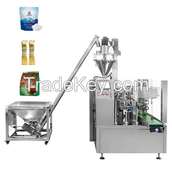 Automatic Instant Drink Powder Washing Detergent Coffee Milk Chili Spice Chilli Seasoning Bag Flour Powder Filling Packing Machine