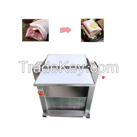 Meat Cutting Equipment High Efficiency Pork Skinning Machine for Easy Peeling