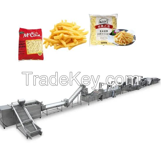 Automatic Potato Chips French Fries Production Line