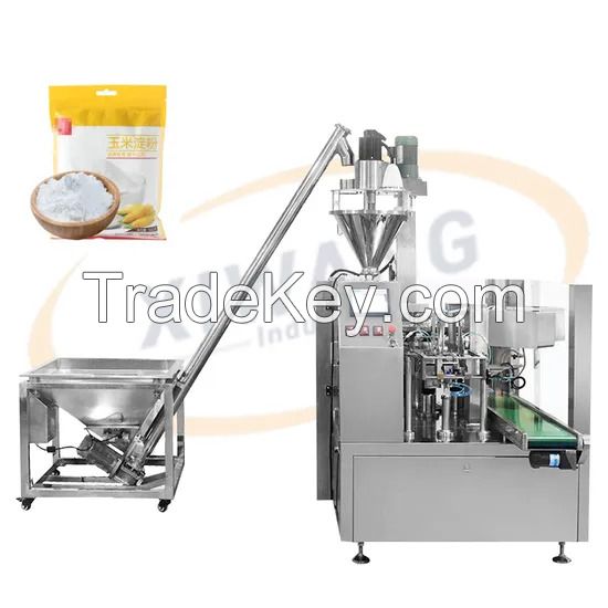 Automatic Instant Drink Powder Packing Machine Powder Sachet Packing Machine Pre-Made Zipper Pouch Sealing Machine